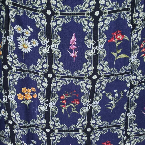 Agua Bendita x Target Dainty Floral Tile Multicolor Ruffle Mini Dress Size XXL - Picture 7 of 13